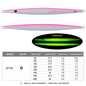 PROBEROS 5 PCS Metal Fishing Lure 60g-400g Jigging Bait Trolling Wobbler Artificial Hard Swimbait Sinking Leurre Sea Fishing Isca