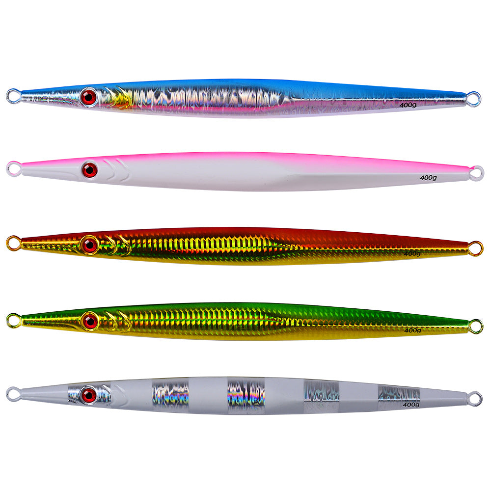 PROBEROS 5 PCS Metal Fishing Lure 60g-400g Jigging Bait Trolling Wobbler Artificial Hard Swimbait Sinking Leurre Sea Fishing Isca