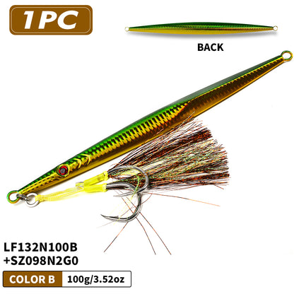 PROBEROS LF132 Slow Jigging Lure 60g-400g Saltwater Vertical Jig for Offshore Big Game Fishing