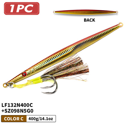 PROBEROS LF132 Slow Jigging Lure 60g-400g Saltwater Vertical Jig for Offshore Big Game Fishing