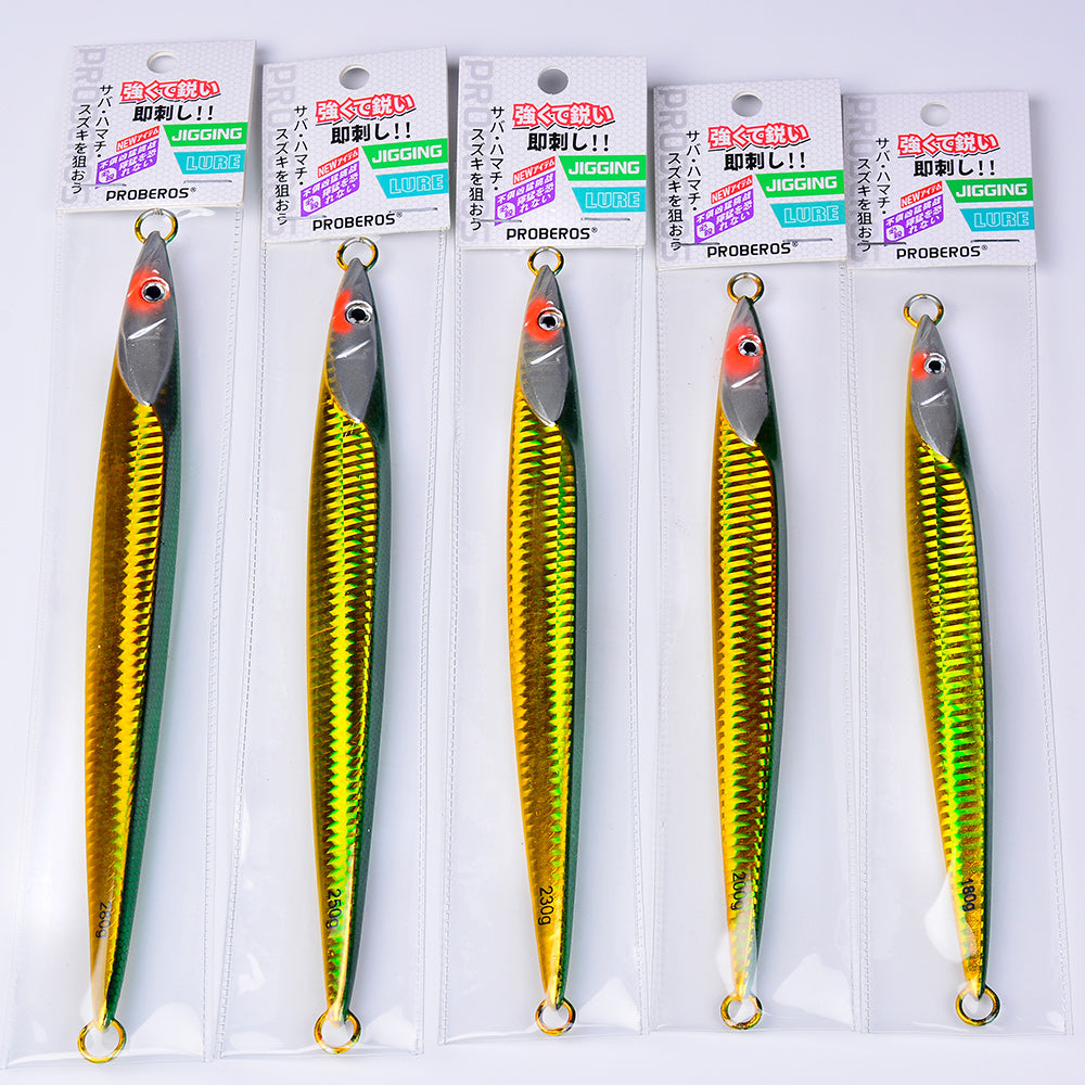 جديد 5pcs 180 جرام 200 جرام 230 جرام 250 جرام 280 جرام المعادن في أعماق البحار أفضل الصيد هوك الطعم مغرفة الطعم الطعم السياج السريع بالوعة معالجة الصيد