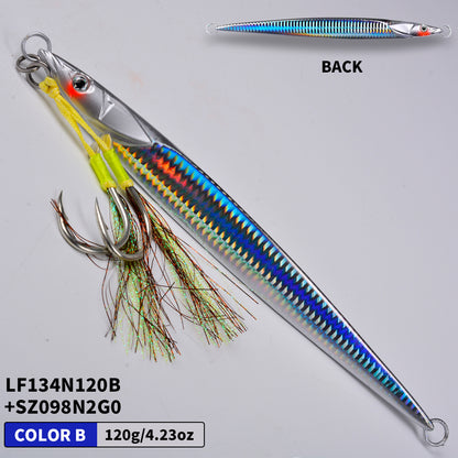 PROBEROS NEW 5PCS 180g 200g 230g 250g 280g 심해 금속 좋은 낚시 갈고리 미끼 국자 미끼 갈고리 미끼 울타리 빠른 가라앉는 낚시 도구