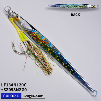 PROBEROS NEW 5PCS 180g 200g 230g 250g 280g 심해 금속 좋은 낚시 갈고리 미끼 국자 미끼 갈고리 미끼 울타리 빠른 가라앉는 낚시 도구