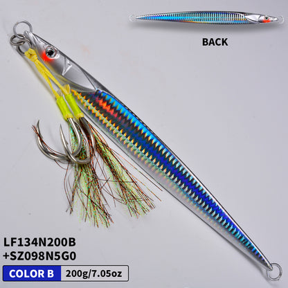 PROBEROS NEW 5PCS 180g 200g 230g 250g 280g 심해 금속 좋은 낚시 갈고리 미끼 국자 미끼 갈고리 미끼 울타리 빠른 가라앉는 낚시 도구
