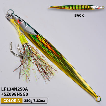 PROBEROS NEW 5PCS 180g 200g 230g 250g 280g 심해 금속 좋은 낚시 갈고리 미끼 국자 미끼 갈고리 미끼 울타리 빠른 가라앉는 낚시 도구