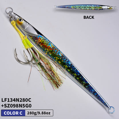 PROBEROS NEW 5PCS 180g 200g 230g 250g 280g 심해 금속 좋은 낚시 갈고리 미끼 국자 미끼 갈고리 미끼 울타리 빠른 가라앉는 낚시 도구