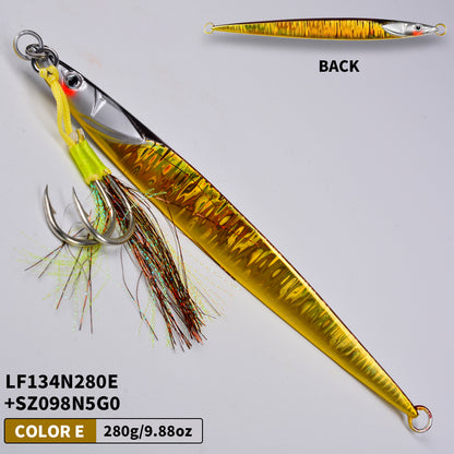 PROBEROS NEW 5PCS 180g 200g 230g 250g 280g 심해 금속 좋은 낚시 갈고리 미끼 국자 미끼 갈고리 미끼 울타리 빠른 가라앉는 낚시 도구