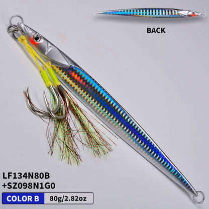 PROBEROS NEW 5PCS 180g 200g 230g 250g 280g 심해 금속 좋은 낚시 갈고리 미끼 국자 미끼 갈고리 미끼 울타리 빠른 가라앉는 낚시 도구
