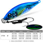 PROBEROS 5pcs  Luminous Jigging Lure 30-40-60-80g Metal Jigs Fishing Bait Sea Fishing Jig Spoon Trolling Wobbler Hard Isca Pesca