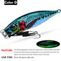PROBEROS 8pcs 【Color：A-D】Fishing lures, fast sinking bionic baits, with hook and feathered tails, multi-colored lead baits, fishing baits