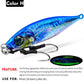 PROBEROS 8pcs 【Color：E-H】 Fishing lures, fast sinking bionic baits, with hook and feathered tails, multi-colored lead baits, fishing baits - Proberos
