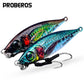 PROBEROS 8pcs 【Color：A-D】Fishing lures, fast sinking bionic baits, with hook and feathered tails, multi-colored lead baits, fishing baits - Proberos