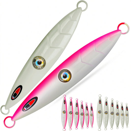 PROBEROS LF141 Jig slow jigging 100g-300g, fosforescente, luminoso – agua salada