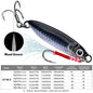 PROBEROS 8pcs Metal Jig Shore Casting Jigging Lure Shore Casting Saltwater Fishing Lure Bait Artificial Bait