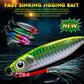 PROBEROS 8pcs Metal Jig Shore Casting Jigging Lure Shore Casting Saltwater Fishing Lure Bait Artificial Bait - Proberos