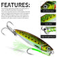 Proberos 5pcs Metal Sinking Jigs Fishing Baits 10g -15g-20g-32g-40g Casting Fishing Jigging Lures Art ificial Hard Bait Wobbler