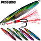 PROBEROS 5pcs Long shot Metal Jigging Spoon 3D Print Laser Artificial Bait Boat Fishing Jig Lures Super Hard Fish Fishing Lures - Proberos