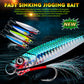 PROBEROS Metal Jig Fishing Lure Cast 3D Laser Wobbler Pike Spoon Carp Hook Swimbait Spinner Sea Tackle Kit Pesca Artificial Bait