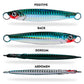 PROBEROS Metal Jig Fishing Lure Cast 3D Laser Wobbler Pike Spoon Carp Hook Swimbait Spinner Sea Tackle Kit Pesca Artificial Bait