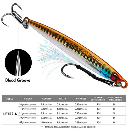 PROBEROS 5PCS Kovová Jig Rybářská návnada Pesca Umělá návnada Cast 3D Laser Wobbler Štiková lžíce Kaprový hák Plavky Spinner Sea Tackle Kit