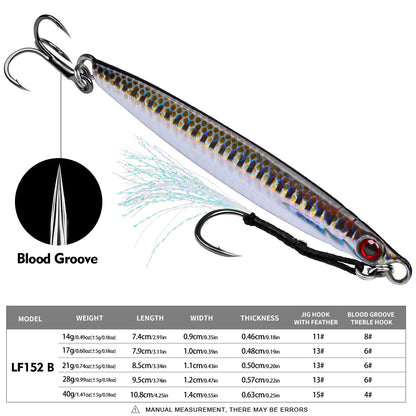 PROBEROS 5PCS Kovová Jig Rybářská návnada Pesca Umělá návnada Cast 3D Laser Wobbler Štiková lžíce Kaprový hák Plavky Spinner Sea Tackle Kit