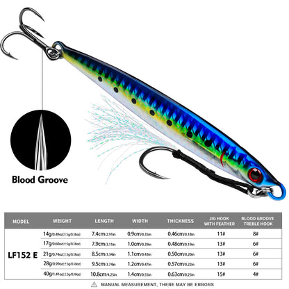 PROBEROS 5PCS Kovová Jig Rybářská návnada Pesca Umělá návnada Cast 3D Laser Wobbler Štiková lžíce Kaprový hák Plavky Spinner Sea Tackle Kit