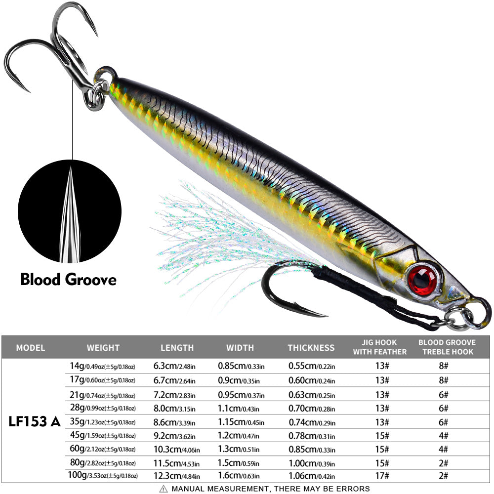 PROBEROS 5 件 Pesca 人工鱼饵金属夹具鱼饵抛投 3D 激光摆动器梭子鱼勺鲤鱼钩游泳饵旋转渔具套装