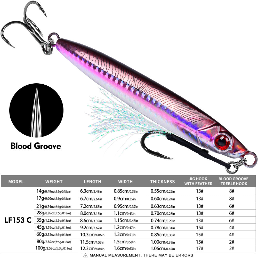 PROBEROS 5 件 Pesca 人工鱼饵金属夹具鱼饵抛投 3D 激光摆动器梭子鱼勺鲤鱼钩游泳饵旋转渔具套装