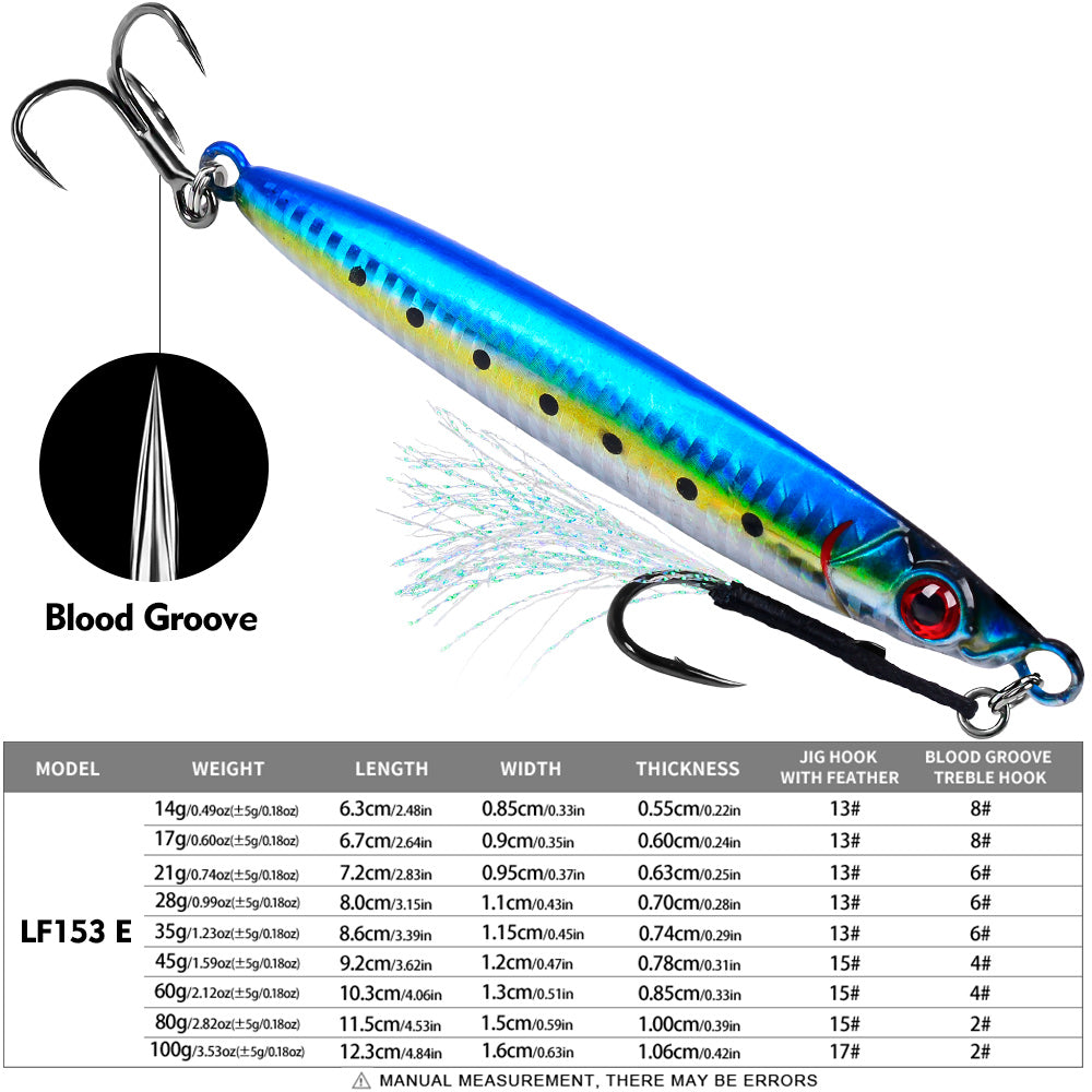 PROBEROS 5 件 Pesca 人工鱼饵金属夹具鱼饵抛投 3D 激光摆动器梭子鱼勺鲤鱼钩游泳饵旋转渔具套装