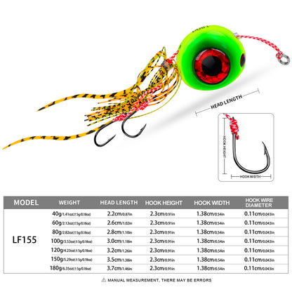 PROBEROS 5 件套 Pesca 人工鱼饵金属夹具鱼饵旋转式海钓套装 3D 激光摆动器梭子鱼勺形鲤鱼钩
