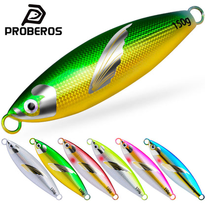 PROBEROS Lead Slow Jigging Lure 3D Bionic Fish Scale 1PCS Pack Saltwater Fishing Bait 30g-150g