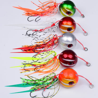 PROBEROS Sea Fishing Jigs, 60g-200g Luminous Metal Jig Fishing Lures Glowing Deep Sea Offshore Trolling Rigs jig Fishing Lures
