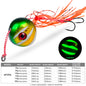PROBEROS Sea Fishing Jigs, 60g-200g Luminous Metal Jig Fishing Lures Glowing Deep Sea Offshore Trolling Rigs jig Fishing Lures