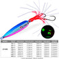 PROBEROS 5 件 40 克 60 克 80 克 100 克 120 克 150 克 180 克 200 克慢沉 Inchiku Jig Lure 底船钓鱼用软鱿鱼橡胶裙钩饵