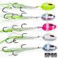PROBEROS 5PCS Trolling Jig Lure 100g150g200g250g300g Kabura Fish Head Squid Assist Hooks Metal Jig Sinking Inchiku Trolling Fishing Lure - Proberos