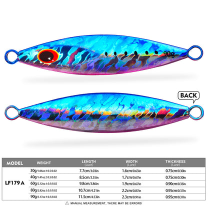 PROBEROS LF179 Micro Jigging Lure 30g-90g Saltwater Fishing Bait