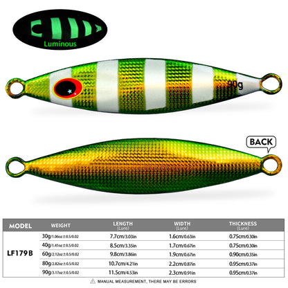 PROBEROS LF179 Micro Jigging Lure 30g-90g Saltwater Fishing Bait