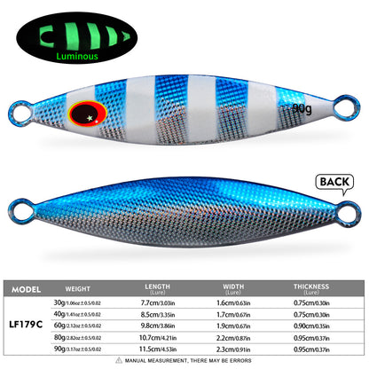 PROBEROS LF179 Micro Jigging Lure 30g-90g Saltwater Fishing Bait