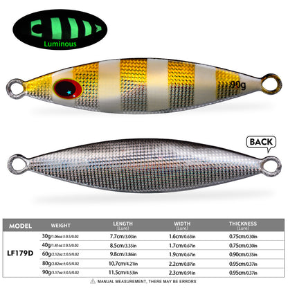 PROBEROS LF179 Micro Jigging Lure 30g-90g Saltwater Fishing Bait