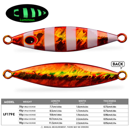 PROBEROS LF179 Micro Jigging Lure 30g-90g Saltwater Fishing Bait