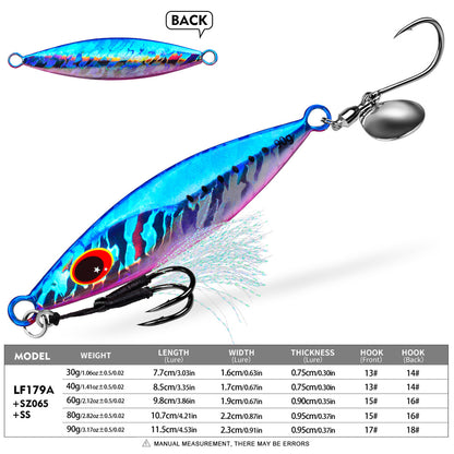 PROBEROS LF179 Micro Jigging Lure 30g-90g Saltwater Fishing Bait