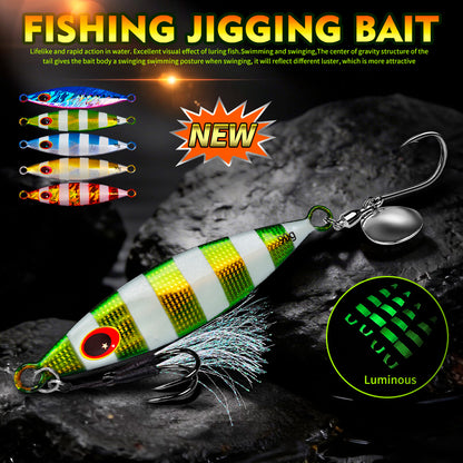 PROBEROS LF179 Micro Jigging Lure 30g-90g Saltwater Fishing Bait