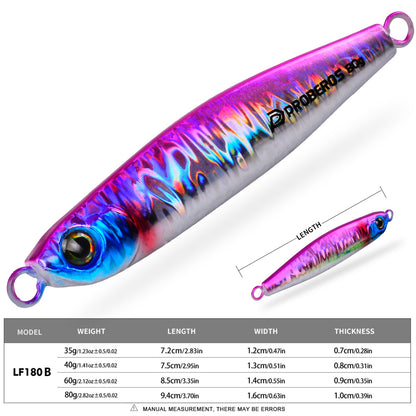 PROBEROS LF180 Micro Jigging Saltwater Metal Lure (35g - 80g)