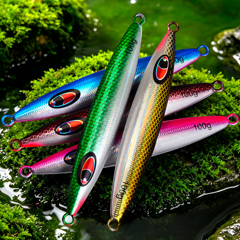 PROBEROS LF188 Saltwater Slow Pitch Jigging Lure Metal Jig 20g-100g