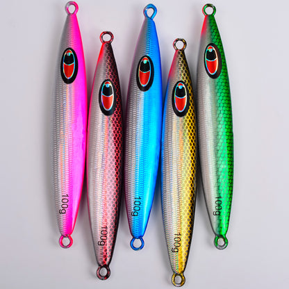 PROBEROS LF188 Saltwater Slow Pitch Jigging Lure Metal Jig 20g-100g