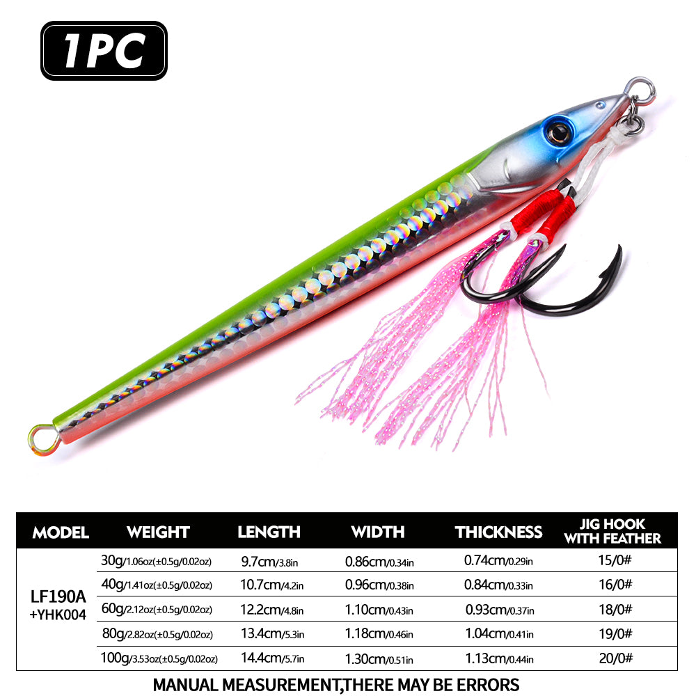 PROBEROS LF190 Saltwater Slow Pitch Jigging Lure