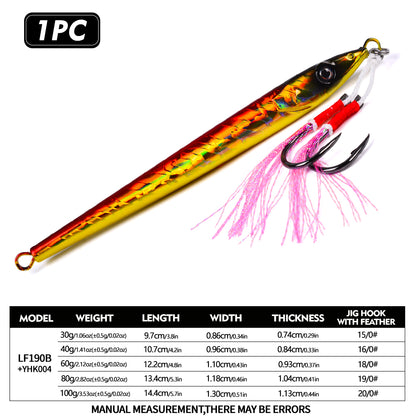 PROBEROS LF190 Saltwater Slow Pitch Jigging Lure