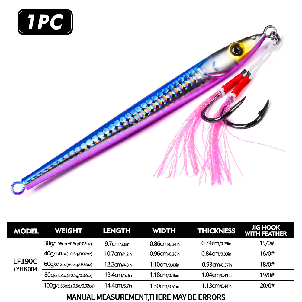 PROBEROS LF190 Saltwater Slow Pitch Jigging Lure