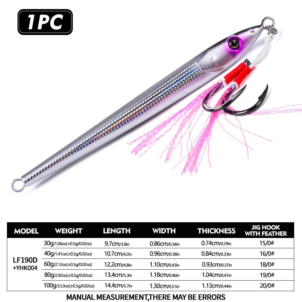 PROBEROS LF190 Saltwater Slow Pitch Jigging Lure