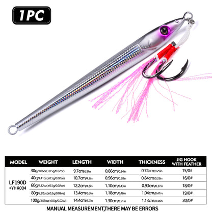 PROBEROS LF190 Saltwater Slow Pitch Jigging Lure